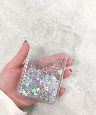 WEGO キラキラiphoneケース（シルバー） 柄3