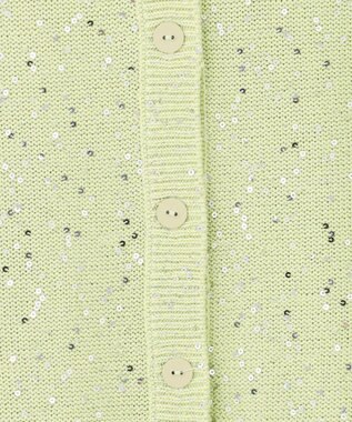 BEIGE， 【洗える】FENNEL / コットンスパンコールカーディガン Sage