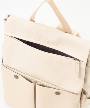 Y'SACCS 木村多江×Y'SACCS フラップポケットリュックサック アイボリー