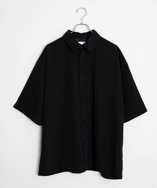 WEGO トロミBIGシャツ（S） ブラック