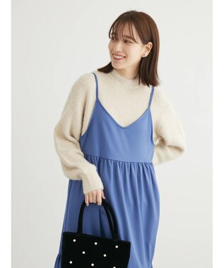 Green Parks フェザーモックネックニットプルオーバー