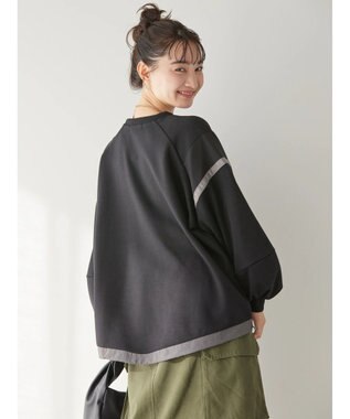 AMERICAN HOLIC ショルダーラインドロストポンチプルオーバー Black