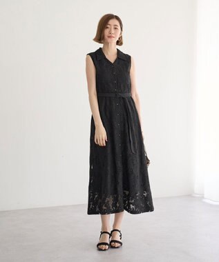 YECCA VECCA レースワンピース Black
