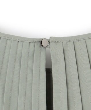 UNFILO イージーケア ピンタックブラウス カーキ