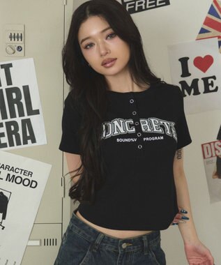 WEGO ヘンリーネックロゴSSトップ