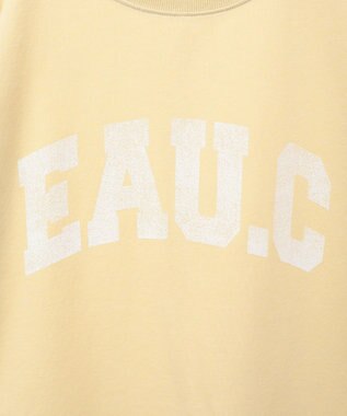 Green Parks ７分袖ミニ裏毛ドルマンロゴプルオーバー Yellow