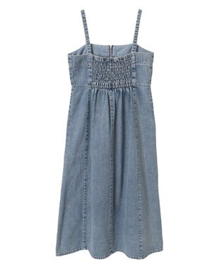 Green Parks ・ＥＬＥＮＣＡＲＥ　ＤＵＥ　デニムＷ－ＺＩＰジャンスカ Light Indigo