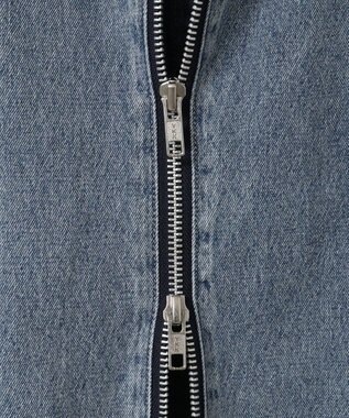 Green Parks ・ＥＬＥＮＣＡＲＥ　ＤＵＥ　デニムＷ－ＺＩＰジャンスカ Light Indigo