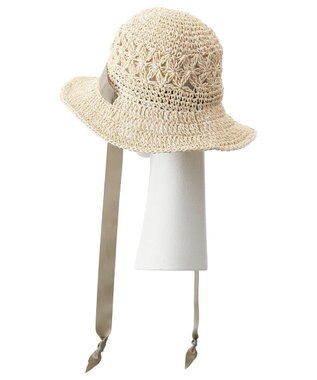 MOONBAT estaa ペーパー透かし編み クロッシェ／サイズ調整可 オフホワイト