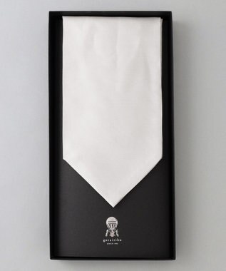 GOTAIRIKU 【WEAR BLACK】フォーマル用 アスコットタイ ライトグレー系