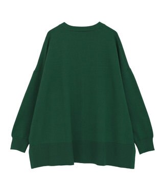 AMERICAN HOLIC バイパチVネックルーズカーディガン Green