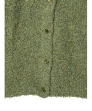 Green Parks ブークレゆるニットカーディガン Green