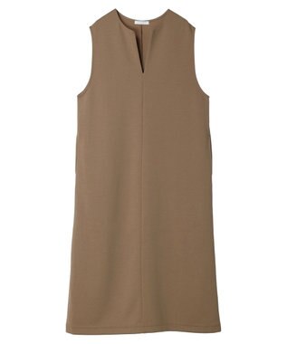 Green Parks キーネックダンボールジャンスカ Beige