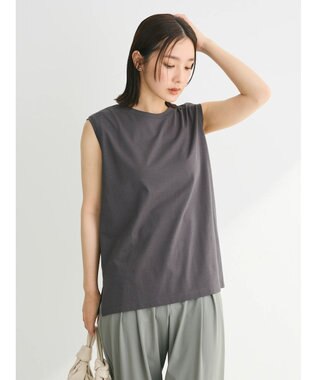 Green Parks 汗染み防止ノースリーブプルオーバー Dark Gray