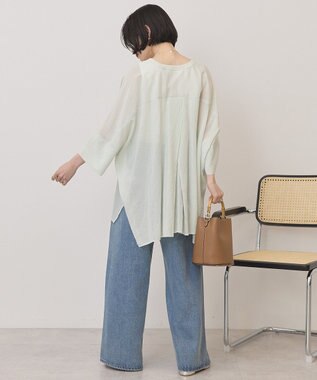 AMERICAN HOLIC Vネックポンチョシャツ Mint