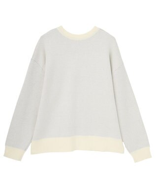 Green Parks ミッキー＆フレンズ／ジャガードニットプルオーバー Ivory