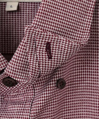 JOSEPH ABBOUD 【快適な着心地/イージーケア】ジャージーシャツ ワイン系7