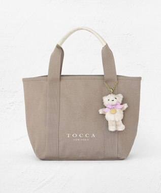 TOCCA 【ぬいぐるみチャーム付き】TOCCA AMICO CANVAS TOTE キャンバストート