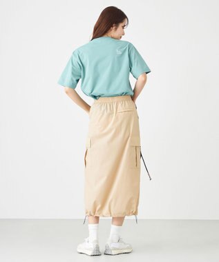 SHARE PARK LADIES 【撥水・UVカット・ストレッチ・軽量 】ナイロンカーゴスカート（S・Mサイズ） ベージュ系