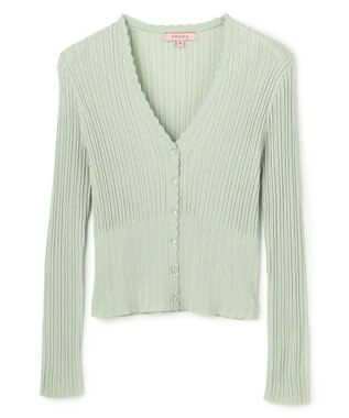 TOCCA EYELET AJISAI カーディガン ライトグリーン系