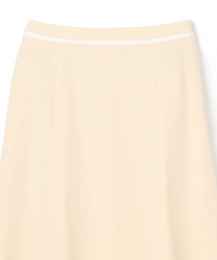BEIGE， 【洗える】CINDY / フレアスカート Sheer Orange × White
