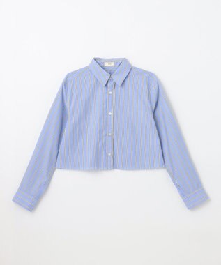 NAVE 【Nave】タイプライター クロップドシャツ ストライプ系