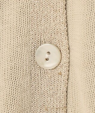 自由区 【カタログ掲載・洗える】エンブレムニット カーディガン ベージュ