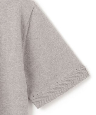 JOSEPH HOMME ファインクレスコクレープ　半袖ニット ライトグレー系