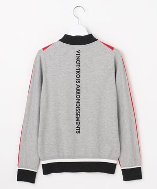 23区GOLF 【WOMEN】カラーブロックセーター レッド系