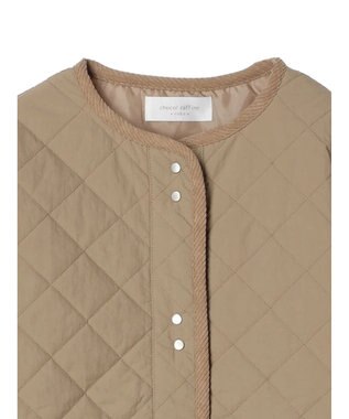 Green Parks キルティングミドル丈コート Beige