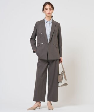 J.PRESS LADIES 【2way】キャンバス ショルダー バッグ モカ系