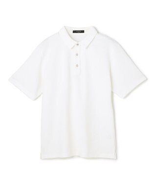 JOSEPH HOMME 【オリジナル素材】ライトタックジャージー　ポロ ホワイト系