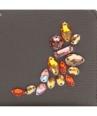 A.D.M.J. 【牛革】モーツァルト クリスタルソーイング ラウンドウォレット CMT