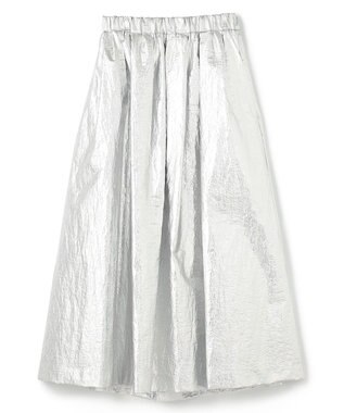 NAVE 【Nave】ホイルプリント スカート シルバー系