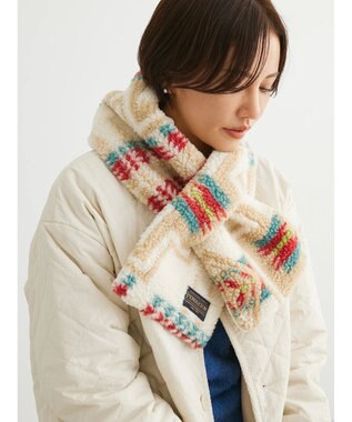 Green Parks ■ＰＥＮＤＬＥＴＯＮ　ＢＯＡ　ＭＵＦＦＬＥＲ Off White