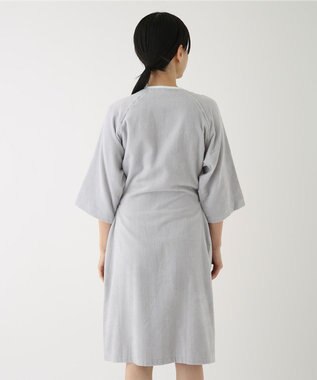 UCHINO エアリータッチ ラグランレディスローブ ライトグレー