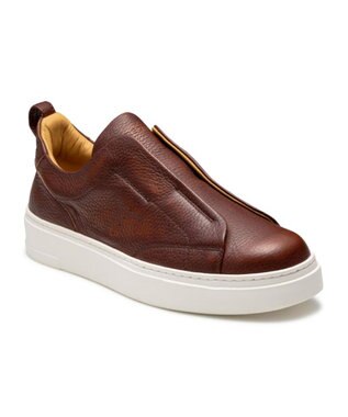 REGAL FOOT COMMUNITY 【リーガルメンズ】84KL ディアスキン スリッポン スニーカー ブラウン