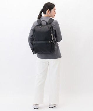 ACE BAGS & LUGGAGE W&.Day/Night リッカ2 スクエアリュック B4サイズ 15.6インチPC収納 19153 ダブルアンドデイナイト ブラック
