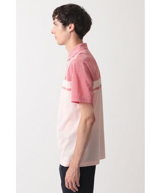 DAKS [DAKS GOLF] チェック冷感半袖ポロシャツ レッド