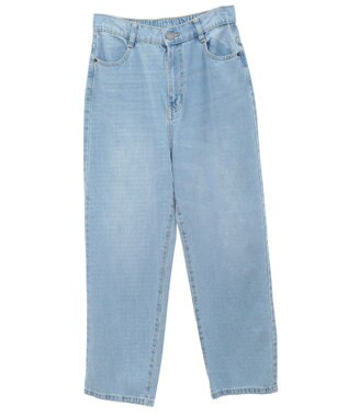 Green Parks ハイウエストストレートデニムパンツ Light Indigo