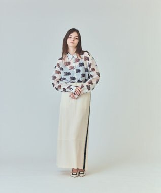 GRACE CONTINENTAL シアーCatブラウス キナリ