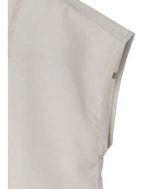 Green Parks ・ＥＬＥＮＣＡＲＥ　ＤＵＥ　ピンタックフレンチブラウス Gray Beige