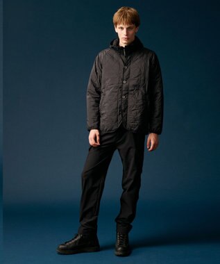 JOSEPH ABBOUD MOUNTAIN 【チクチクしない/ストレッチ】SNOWYコンビパーカー グレー系