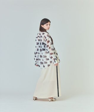 GRACE CONTINENTAL シアーCatブラウス キナリ