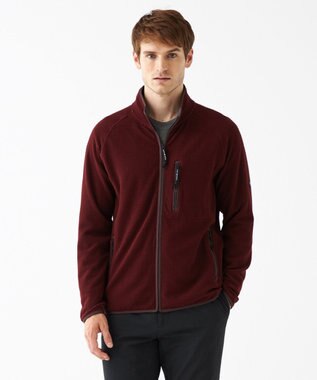 JOSEPH ABBOUD MOUNTAIN 【UNISEX】ポーラテックブロックフリース ワイン系