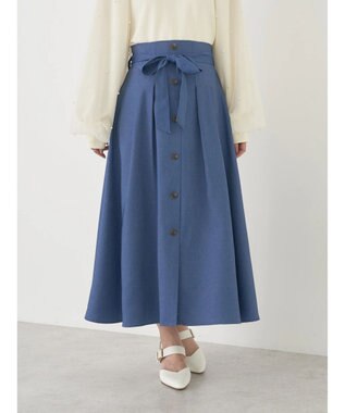earth music&ecology デニムライクスカート Blue