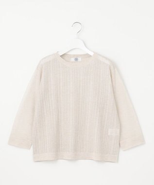 J.PRESS LADIES 【WEB限定カラーあり・洗える】Vis/Peスパーク シアー ニット ナチュラル系