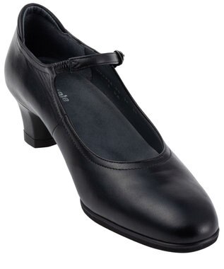 ASICS WALKING ペダラウォーキングシューズ 2E ヒール高4.5cm ブラック系