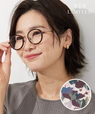 J.PRESS LADIES 【WEB限定】 LIBERTYケース&リーディング グラス パープル系5