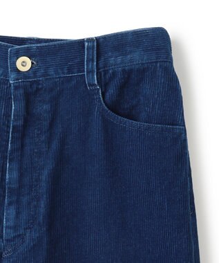BEIGE， 【洗える・Precious 11月号掲載】BANGS / コットンコーデュロイバギーパンツ Indigo